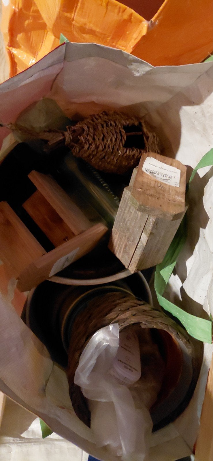 gratis plantenpotten en tuinvogelspul, Ophalen