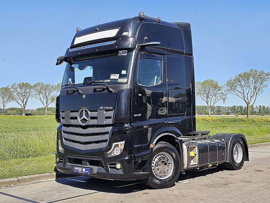 MERCEDES-BENZ ACTROS 1848 LS gigaspace mp5 2xtank, Automaat, Euro 6, Stoelverwarming, Zwart
