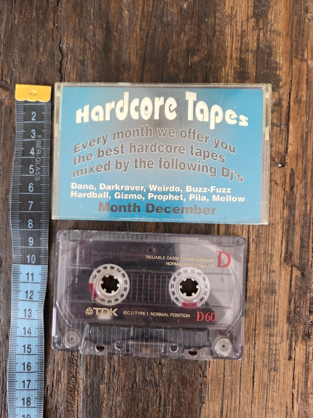 Hardcore Tapes - Gabberhouse Cassettebandje December, Ophalen of Verzenden, Gebruikt, 1 bandje