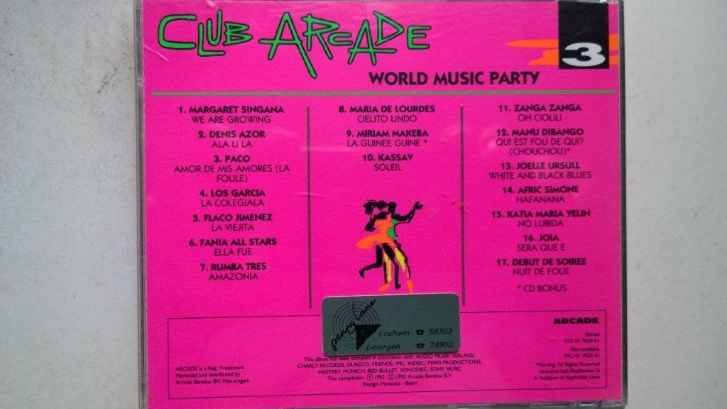 Club Arcade 3 World Music Party, Ophalen of Verzenden, Zo goed als nieuw, Pop, Album