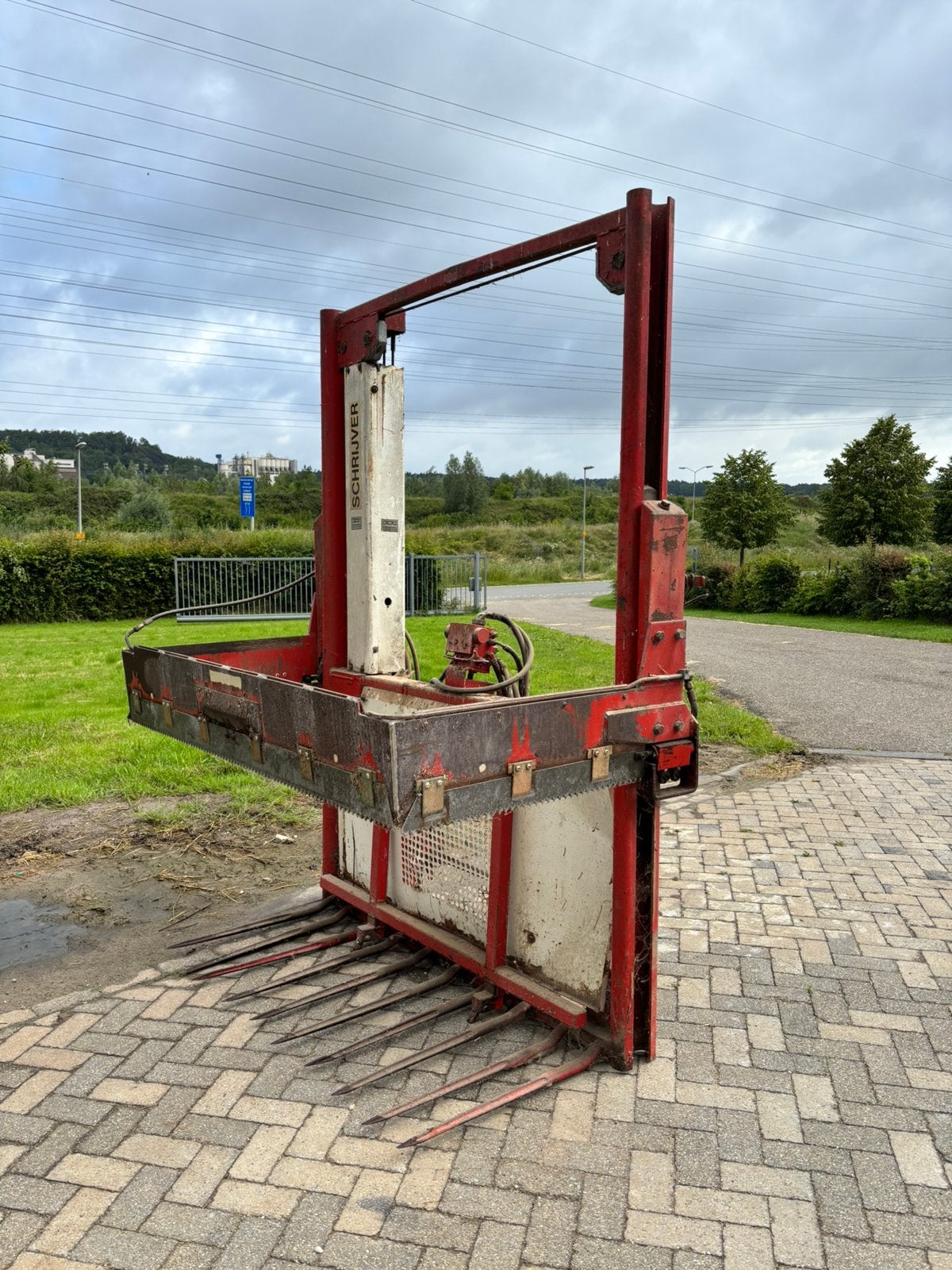 Kuilvoersnijder, Ophalen, Gebruikt, Deur