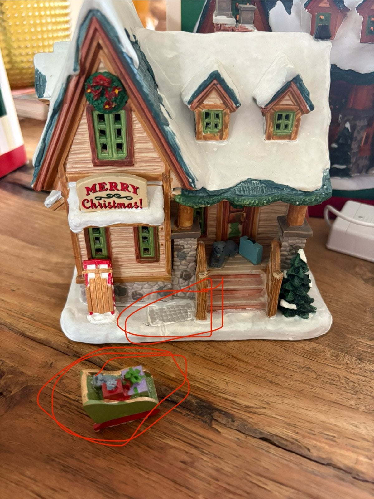 Kerstdorp huisje Lemax Brad’s Place, Diversen, Ophalen, Gebruikt