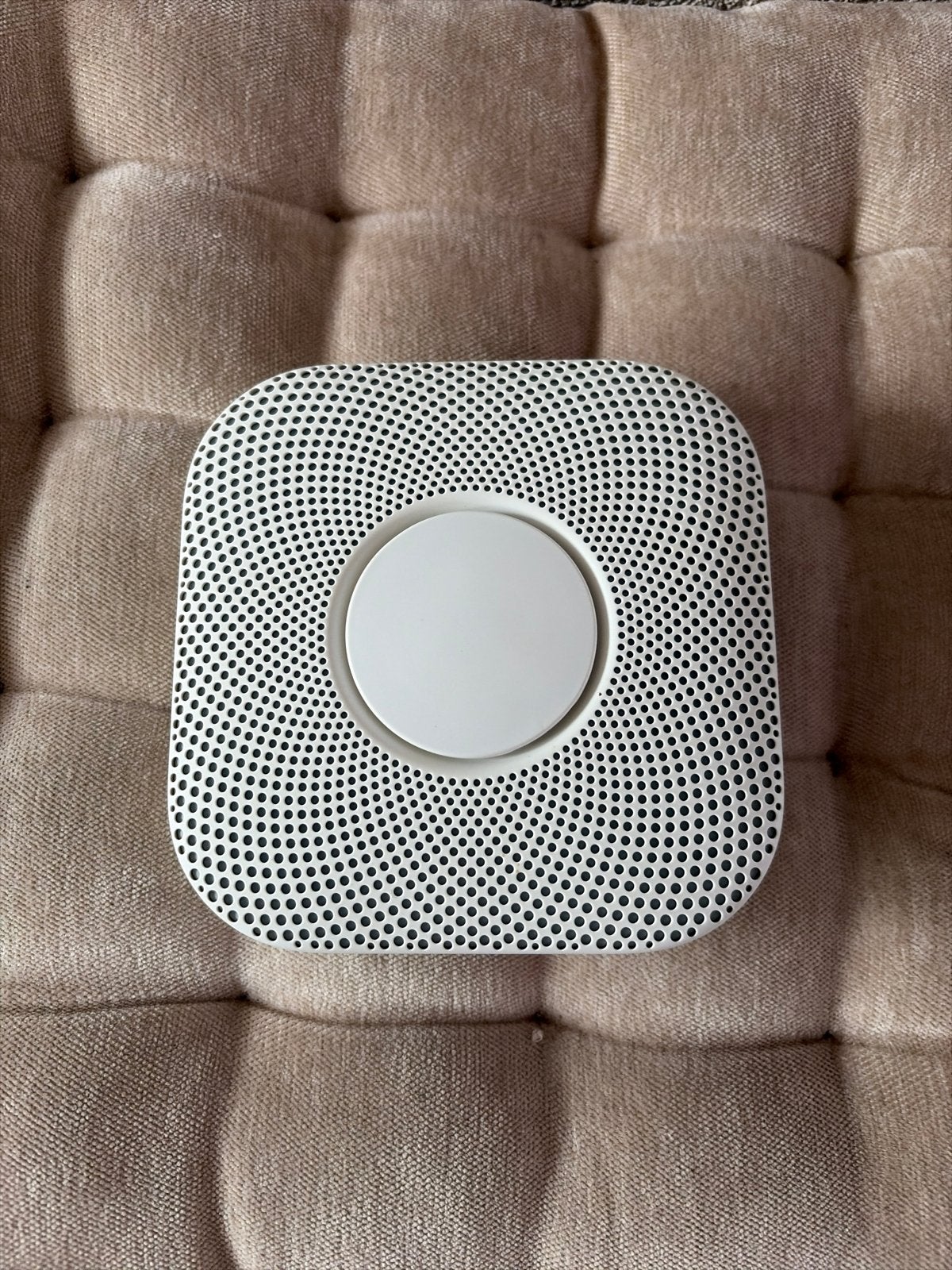 Google Nest Protect Rook- en Koolmonoxidemelder (Bedraad), Detector, Sensor of Melder, Ophalen of Verzenden, Zo goed als nieuw