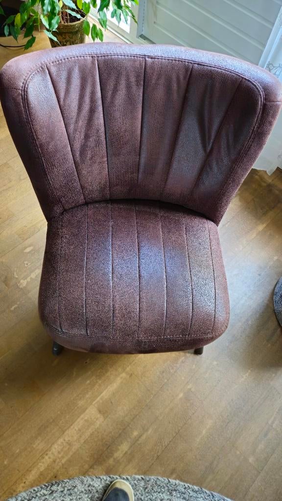 Bruine Fauteuil, Huis en Inrichting, Fauteuils, Ophalen, Gebruikt, 75 tot 100 cm, 50 tot 75 cm