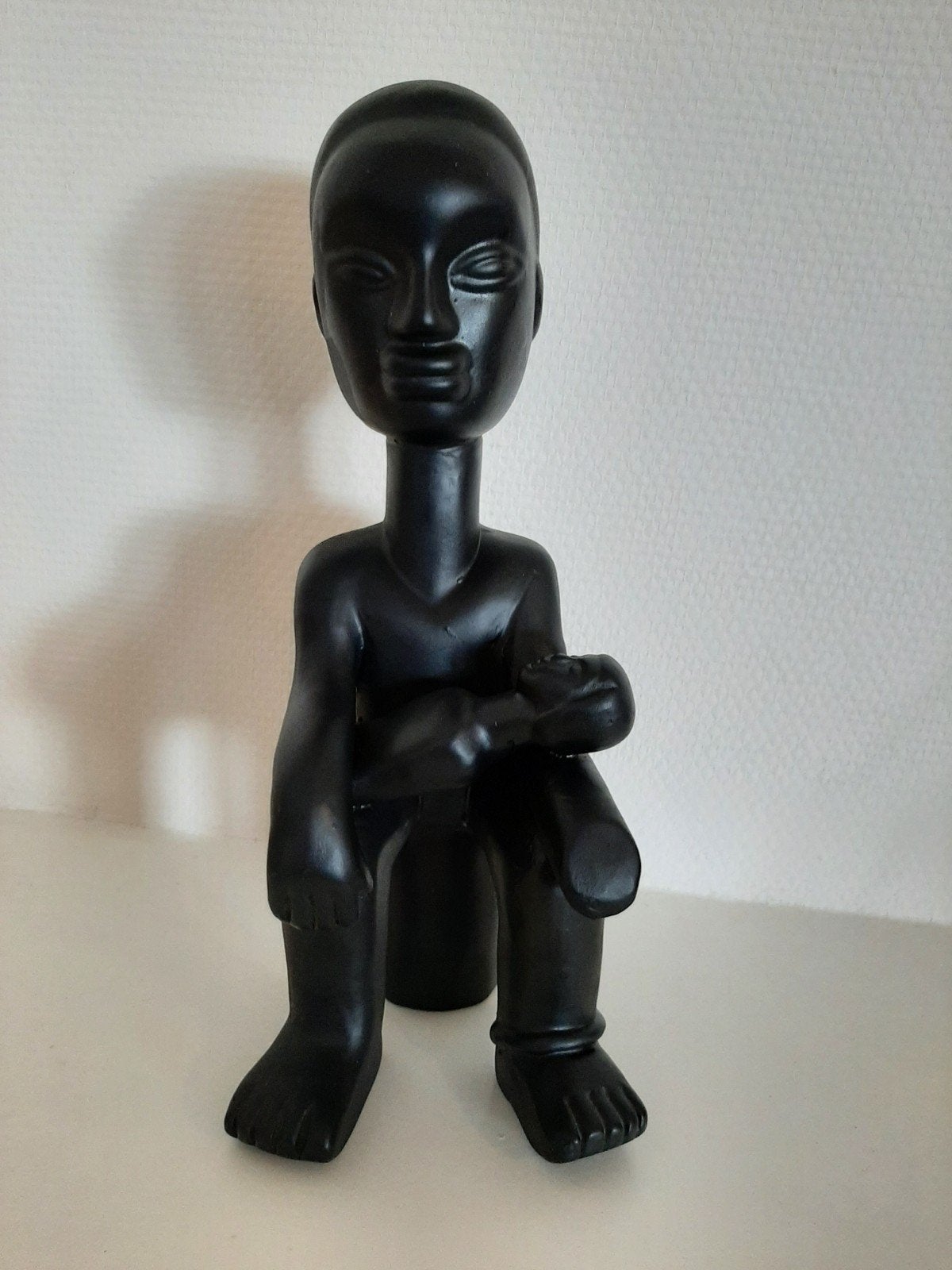 beeld Afrikaanse vrouw met kind, Ophalen of Verzenden