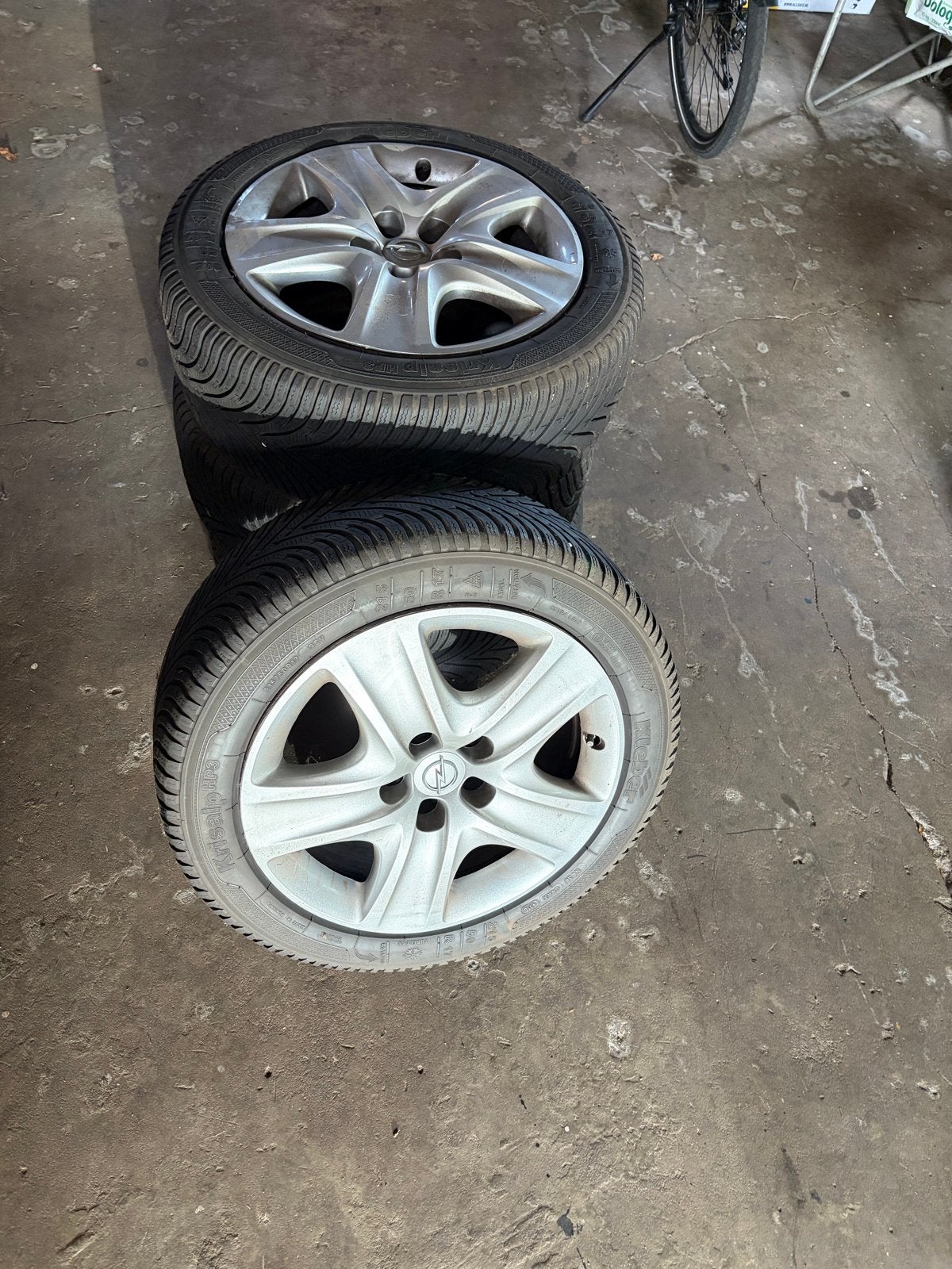 Velgen met winterbanden, Ophalen, Banden en Velgen, 17 inch, Winterbanden
