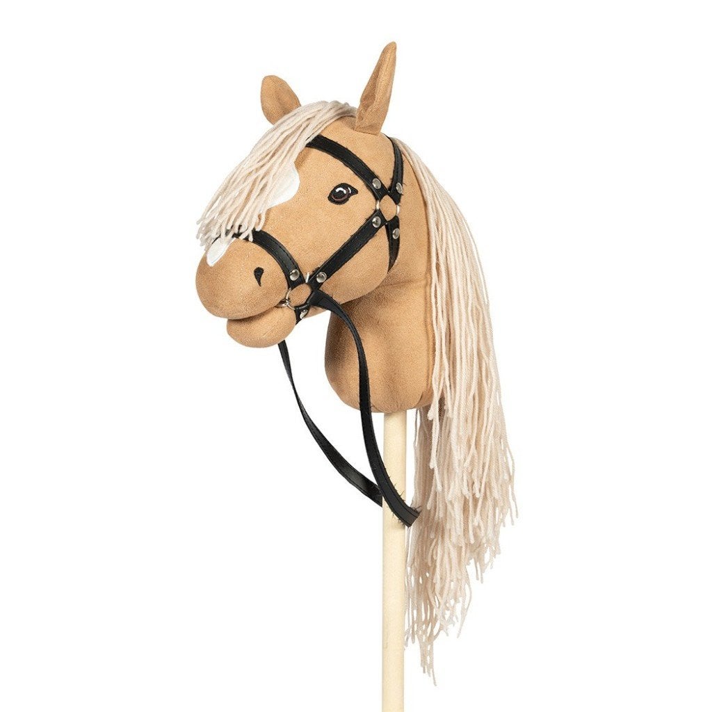 Luxe Hobby Horse met open mond en staart |  Kleur Blond, Hobby en Vrije tijd, Ophalen of Verzenden, Nieuw