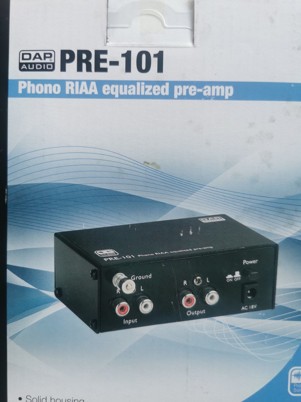 DAP Audio PRE-101 Phono RIAA Equalized Pre-amp, Overige merken, Overige systemen, Nieuw, Ophalen of Verzenden