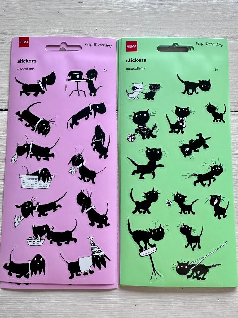 Takkie en Siepie sticker vellen. Nieuw.  Hema, Verzamelen, Ophalen of Verzenden, Nieuw
