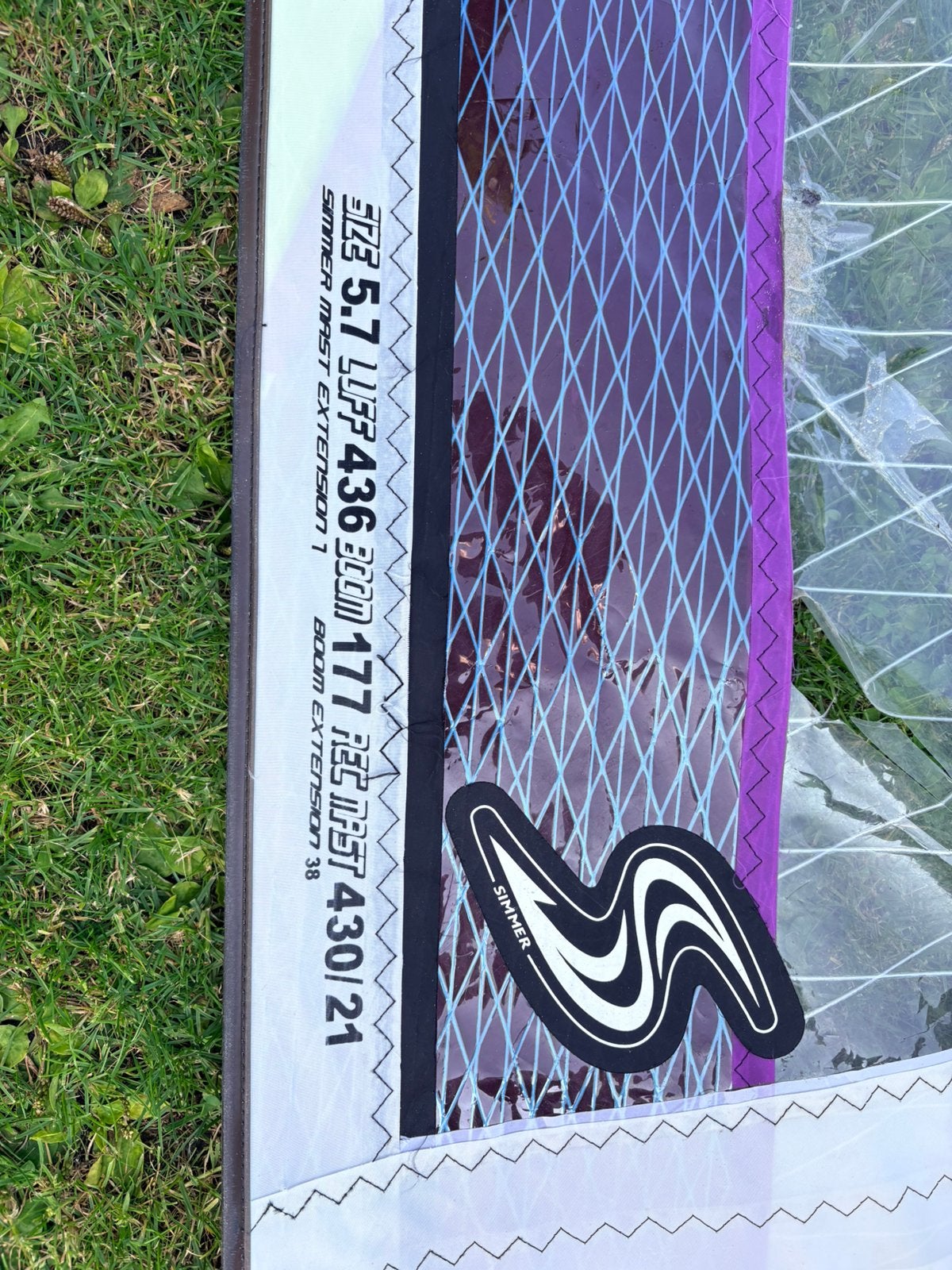 Simmer style Iron 5.7, Gebruikt, 5 tot 6.5 m², Zeil, Ophalen
