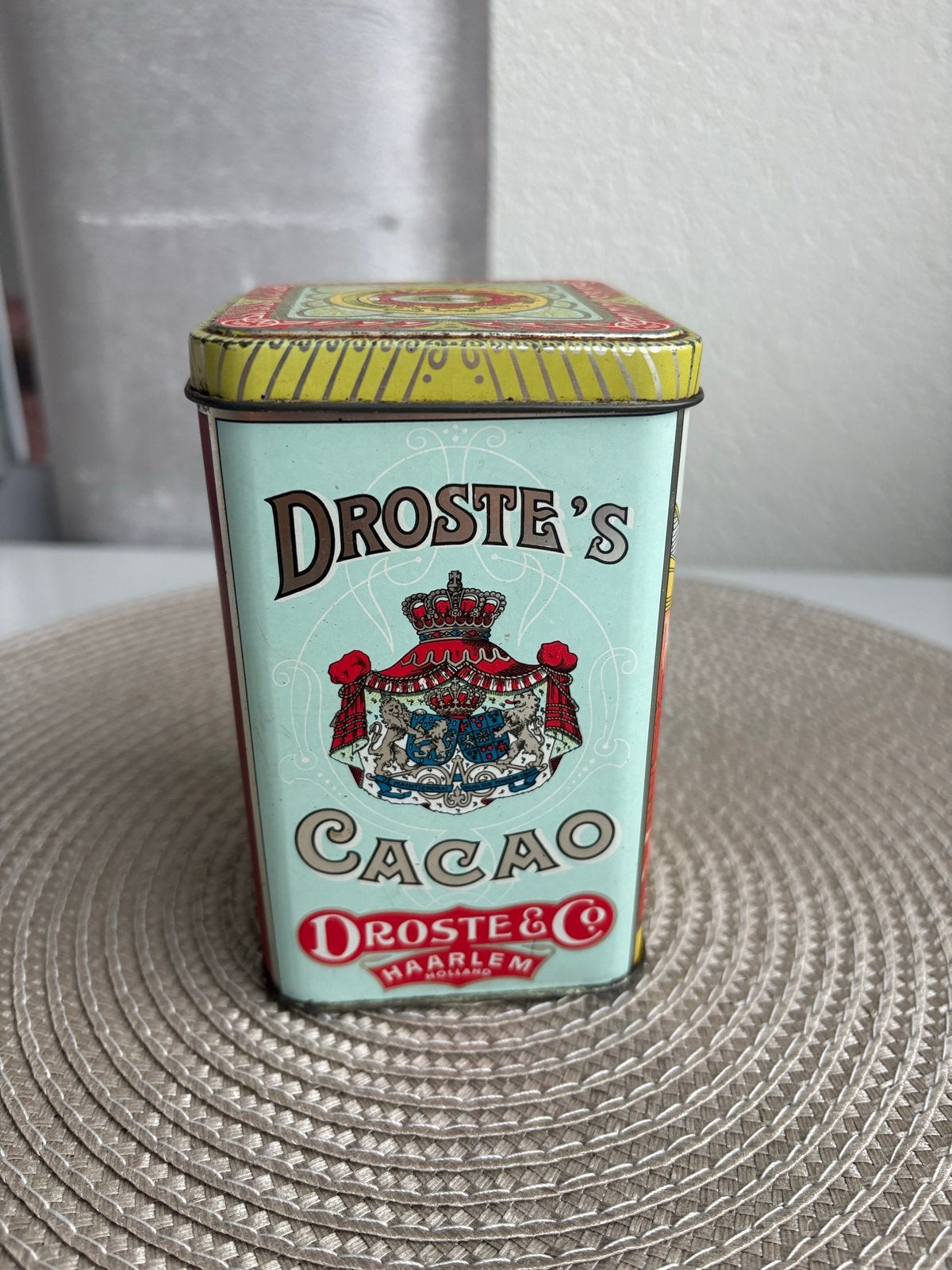 Vintage Droste's Cacao Blik - Haarlem, Ophalen of Verzenden