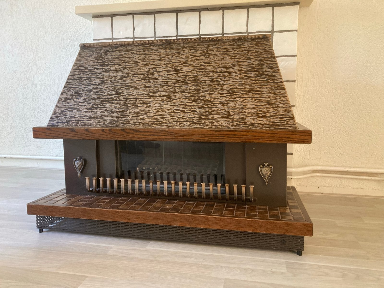 Vintage gashaard, Ophalen, Gebruikt, Vrijstaande haard, Gashaard