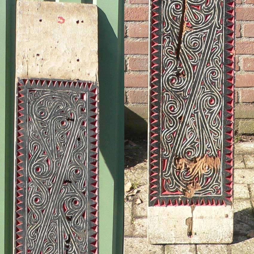 Groot Houtsnijwerk TOBA BATAK Sumatra BP2 kunst Indonesie, Ophalen of Verzenden