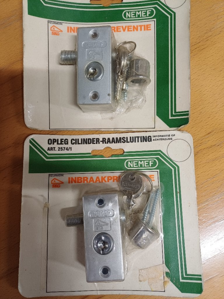 opleg cilinder raam/ deur, Doe-het-zelf en Verbouw, Hang- en Sluitwerk, Ophalen of Verzenden, Nieuw, Slot
