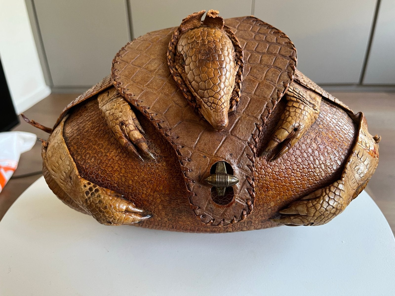 Vintage Armadillo Tas - Uniek en Handgemaakt, Ophalen of Verzenden