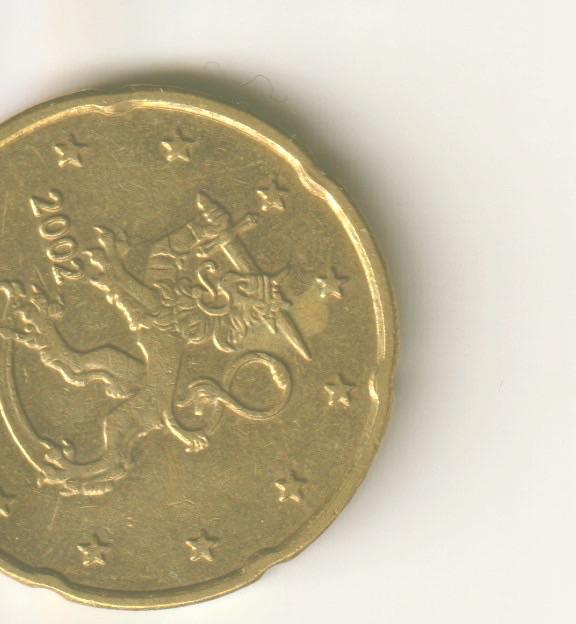 20 cent 2002 finland, Postzegels en Munten, Munten | Europa | Euromunten, Verzenden, Finland, 20 cent