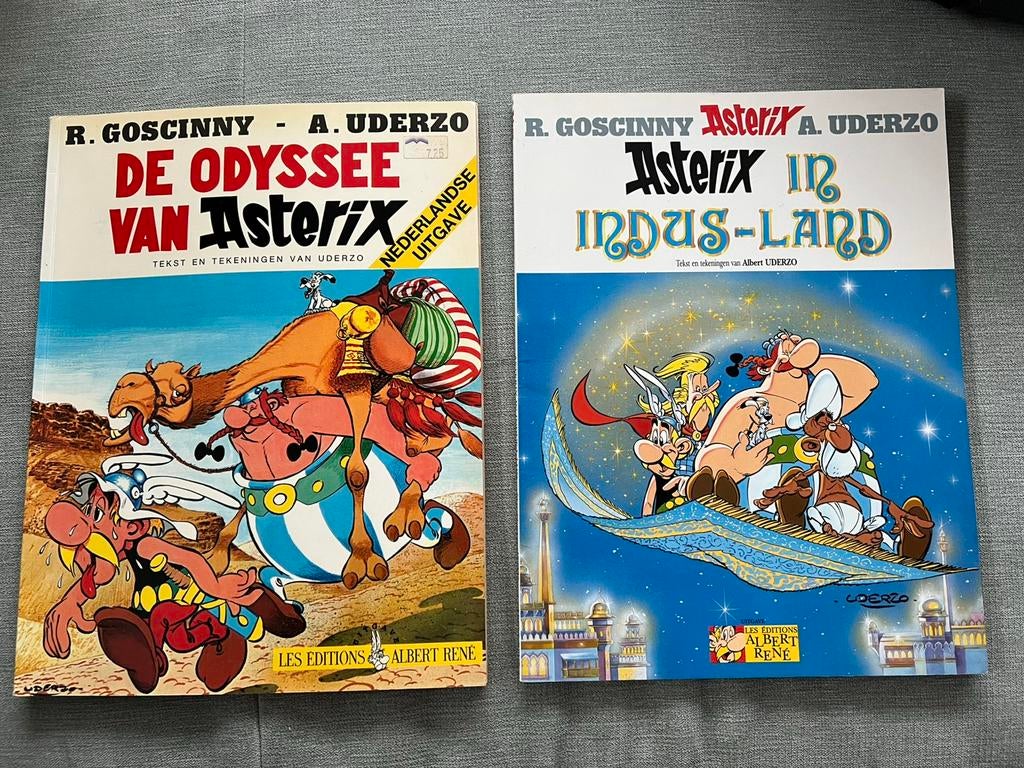 2 Asterix stripboeken, Meerdere stripboeken, Ophalen of Verzenden, Gelezen