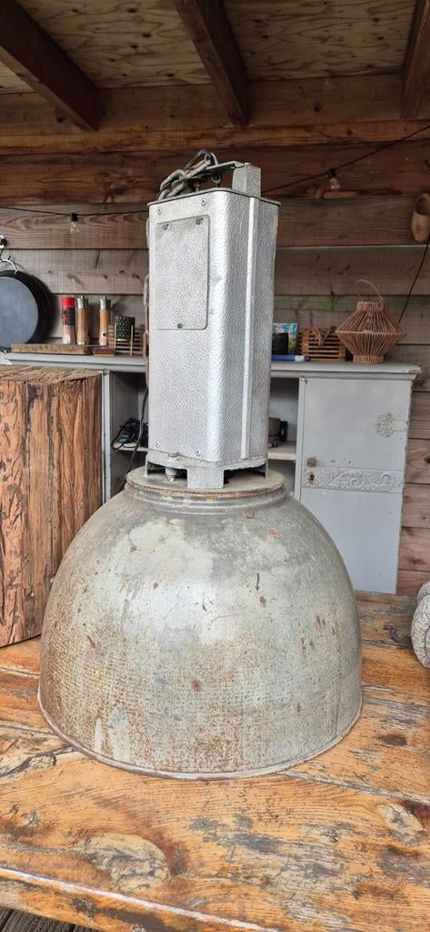 Authentieke Mazda Industriële Lamp - Vintage Hanglamp, Ophalen