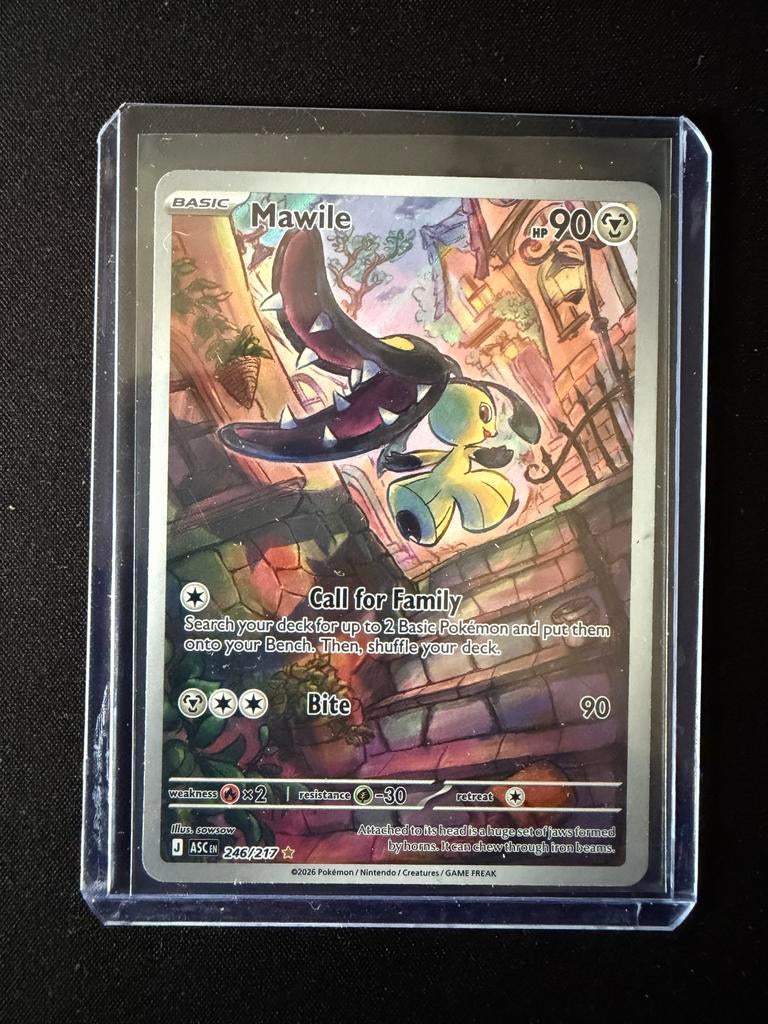 Mawile Pokémon Kaart 246/217 - Zeldzaam en Nieuwstaat, Ophalen of Verzenden, Nieuw, Losse kaart