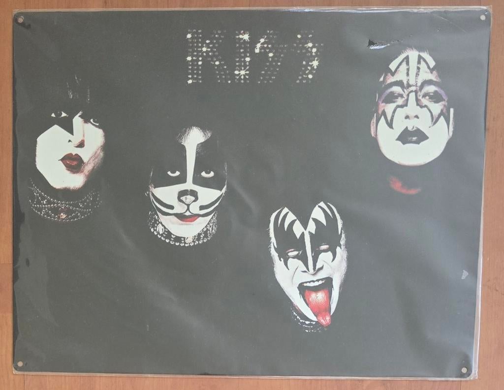 KISS Metalen Wandbord, Ophalen of Verzenden, Nieuw, Overige typen