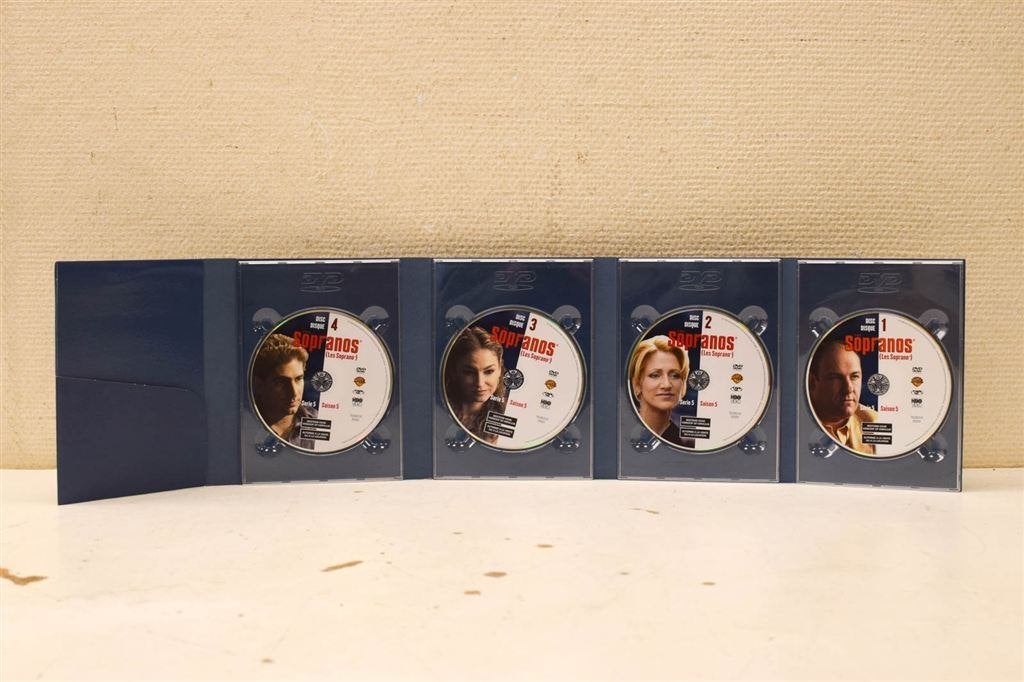 4 dvd box The Sopranos de complete serie 5 49467, Ophalen of Verzenden, Gebruikt