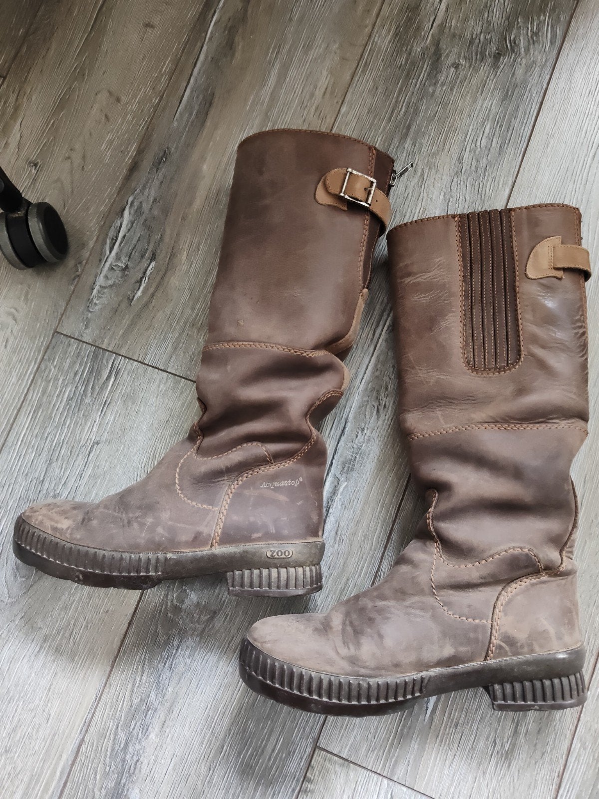 ZOO Adventure Hoge Laarzen - Maat 39 - Bruin Leer, Hoge laarzen, ZOO Footwear, Bruin, Ophalen of Verzenden