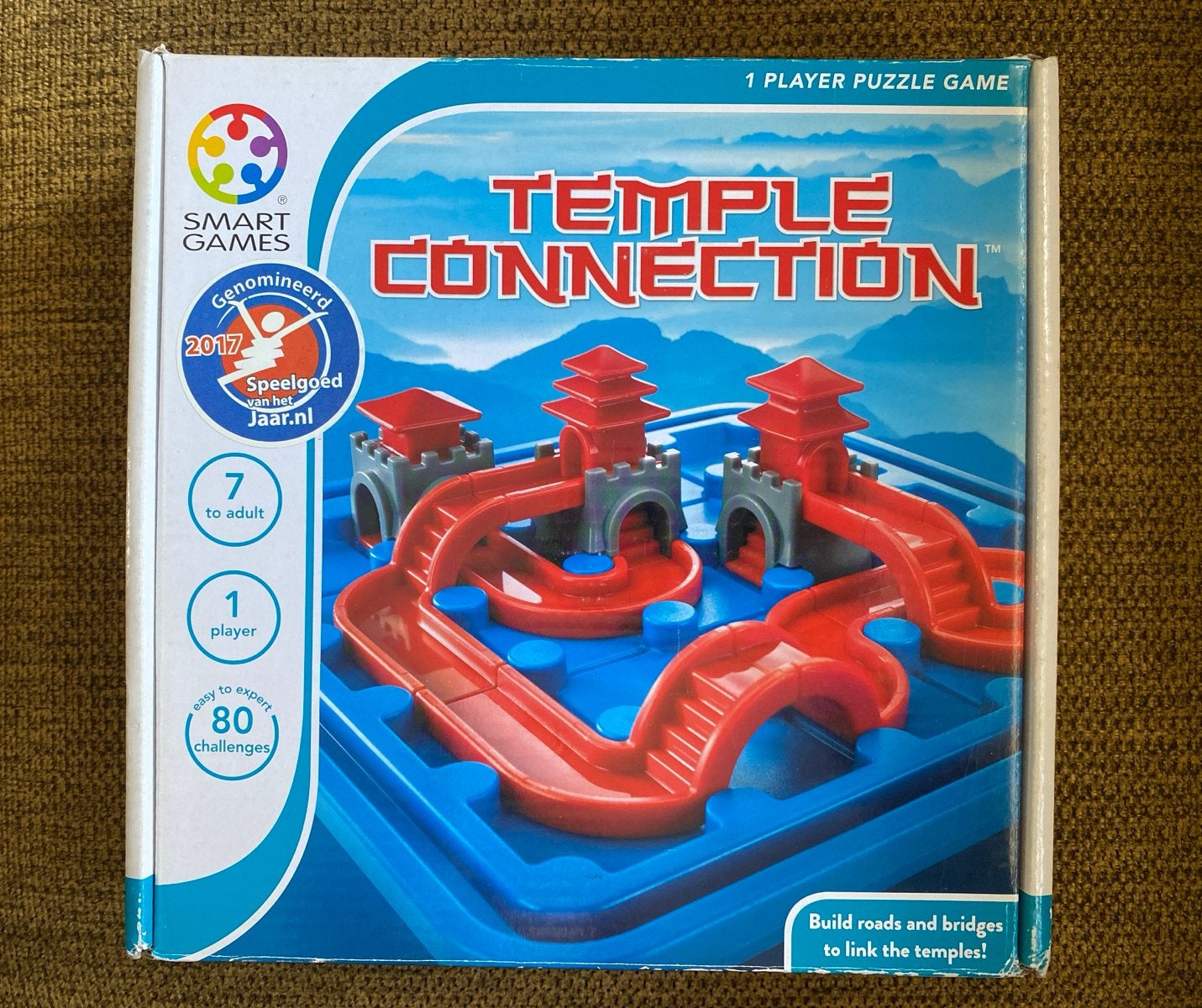 Smart Games Temple Connection - Puzzelspel, Ophalen of Verzenden, Zo goed als nieuw, Puzzelen