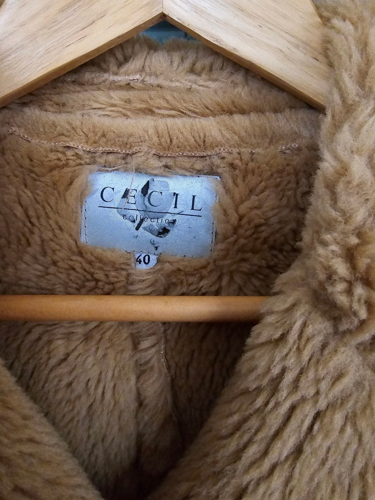 Cecil jas met teddy voering - Maat 40, Maat 38/40 (M), Beige, Ophalen of Verzenden, Zo goed als nieuw