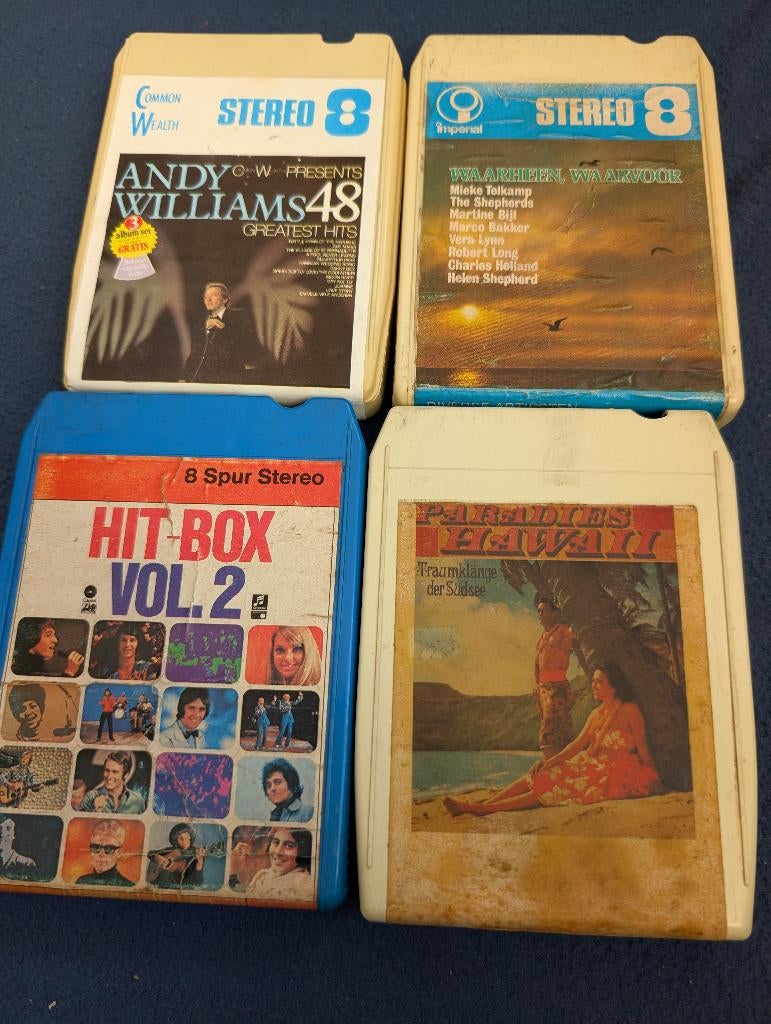 8 track banden, Gebruikt, 2 t/m 25 bandjes, Overige genres, Ophalen of Verzenden