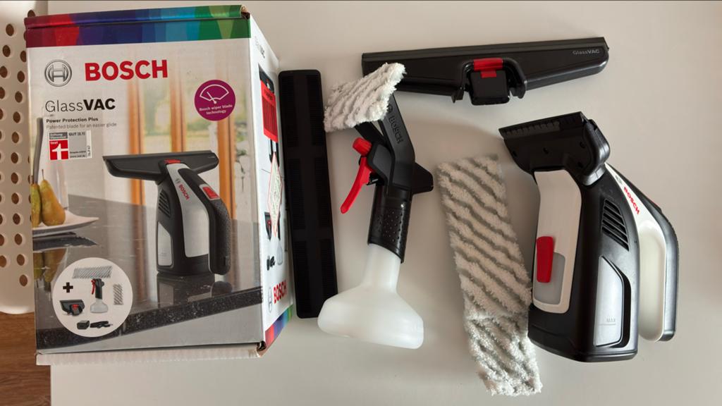 Bosch GlassVAC Ruitenreiniger - Zo goed als nieuw, Bosch, Draadloos, Ophalen of Verzenden, Zo goed als nieuw