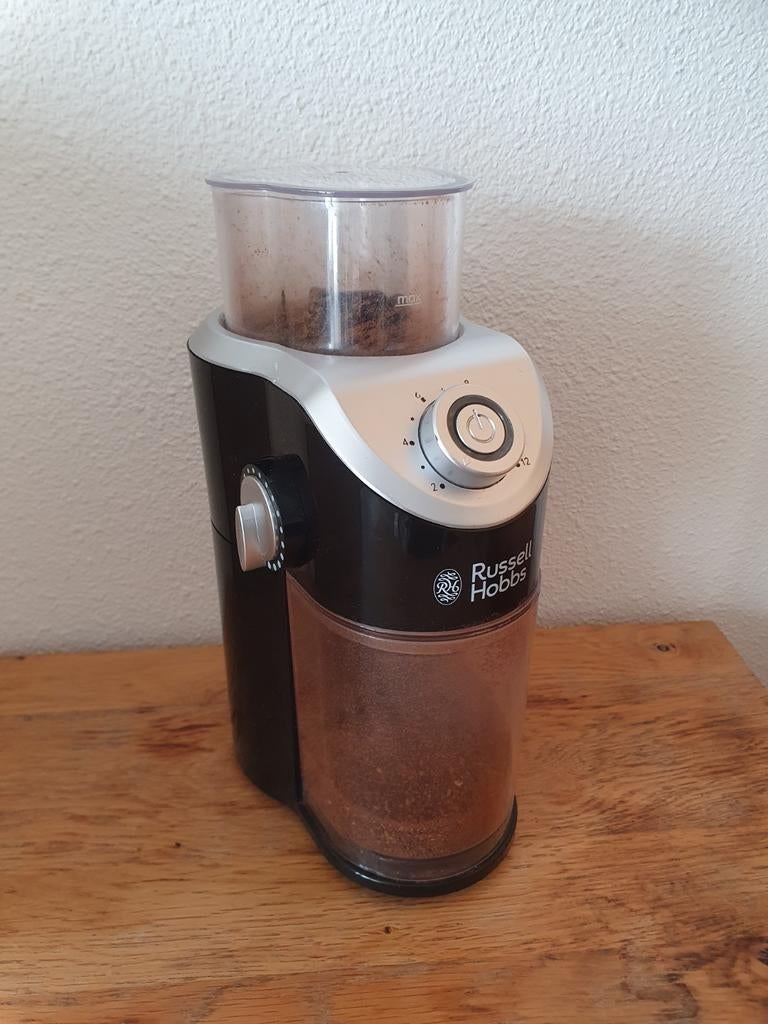 Russel Hobbs koffiebonen maler / molen, 140 watt, Witgoed en Apparatuur, Verzenden, Gebruikt, Overige merken, Koffiemolen