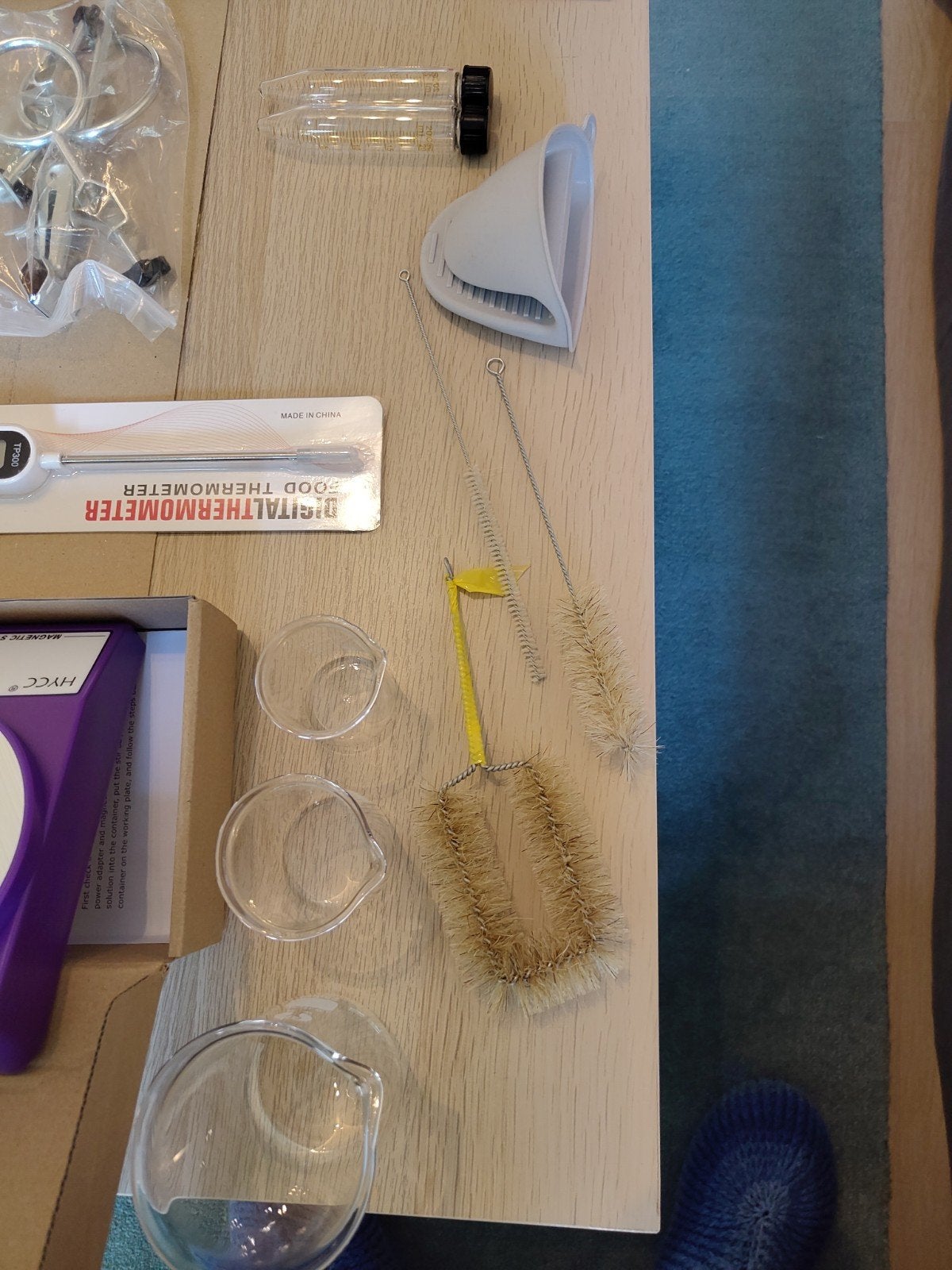 Uitgebreide set voor laboratoriumexperimenten, Ophalen, Zo goed als nieuw