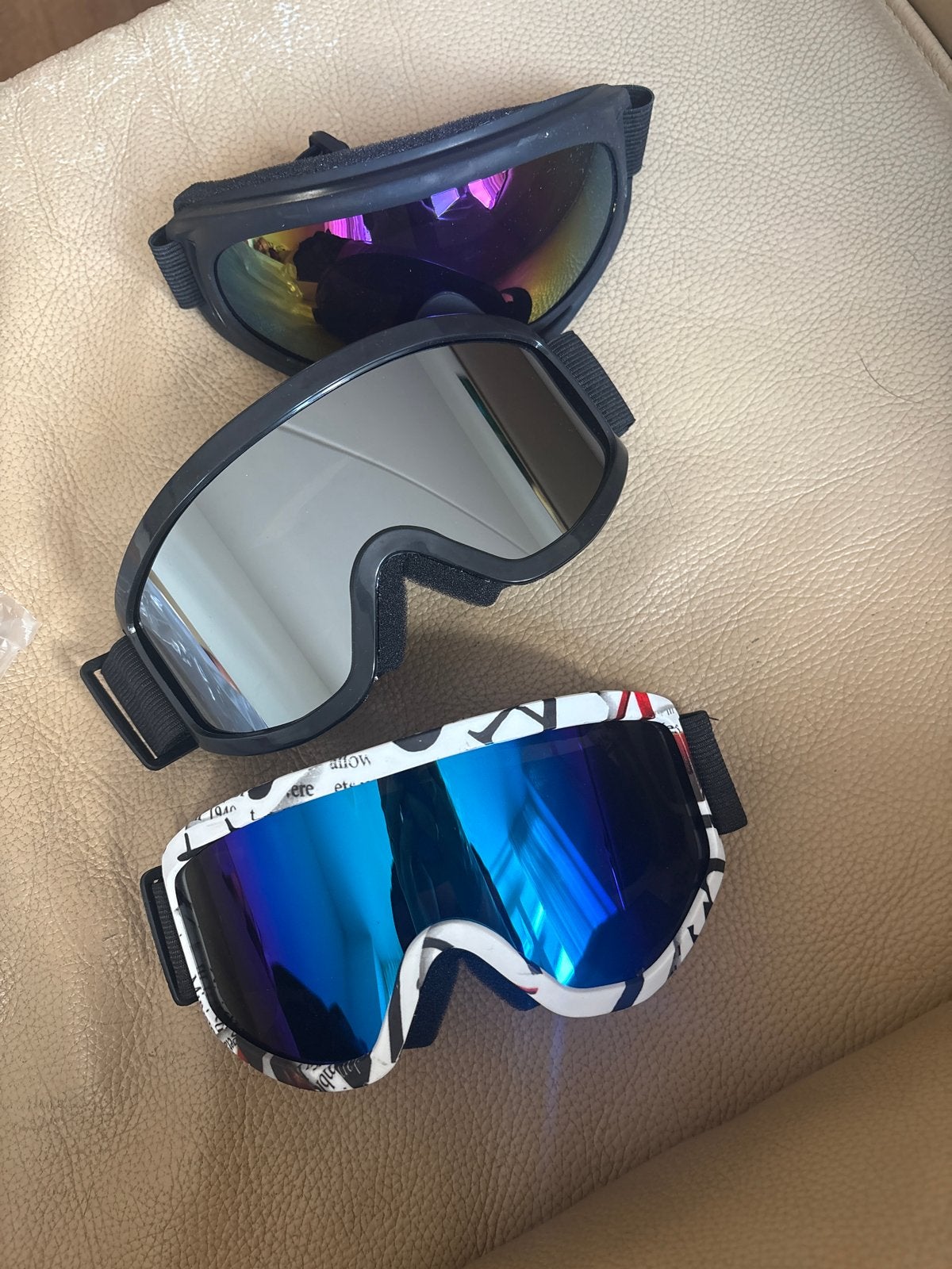 3 Nieuwe Skibrillen - Perfect voor de Wintersport, Kleding | Dames, Wintersportkleding, Verzenden, Nieuw, Overige typen