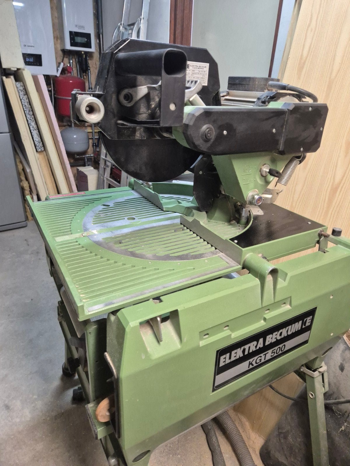 Flipover zaagtafel Elektra Beckum KGT500, Doe-het-zelf en Verbouw, Gereedschap | Zaagmachines, Ophalen, 1200 watt of meer, Cirkelzaag