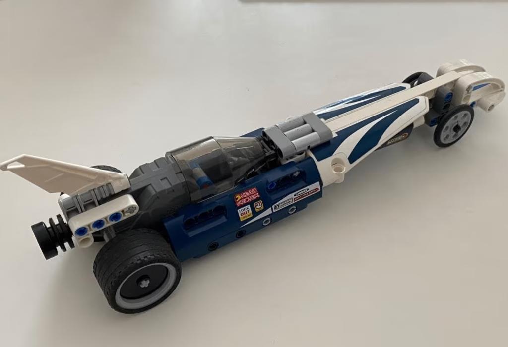 LEGO Technic 42033 - recordbreker (pull back), Ophalen, Gebruikt, Lego, Compleet
