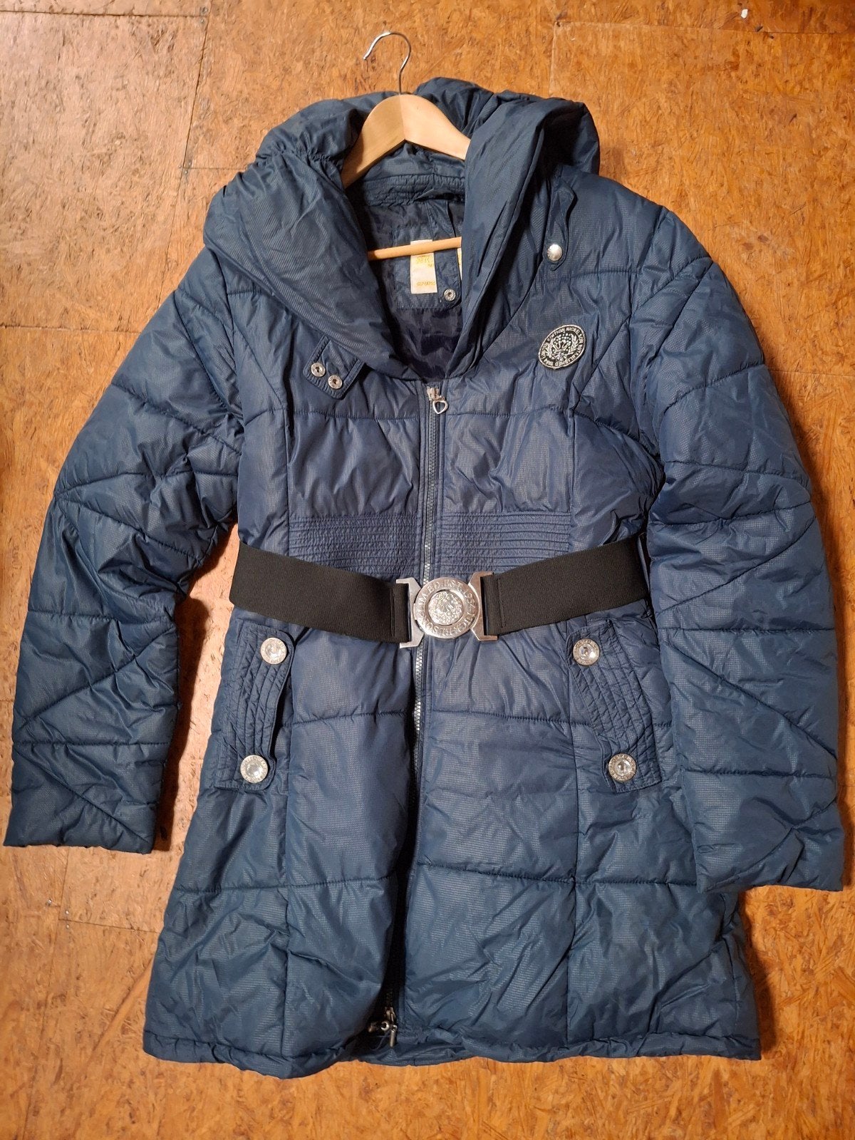 Nickelson winterjas maat L, Maat 38/40 (M), Blauw, Nickelson, Ophalen of Verzenden