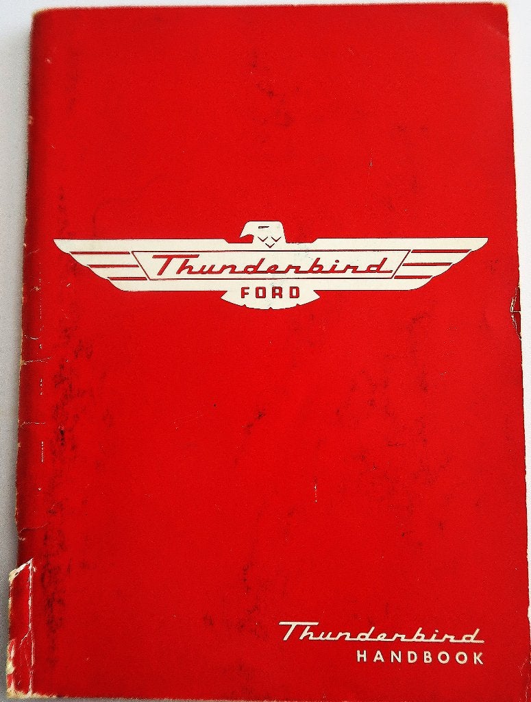 Ford thunderbierd 1955 Handboek, Ophalen of Verzenden