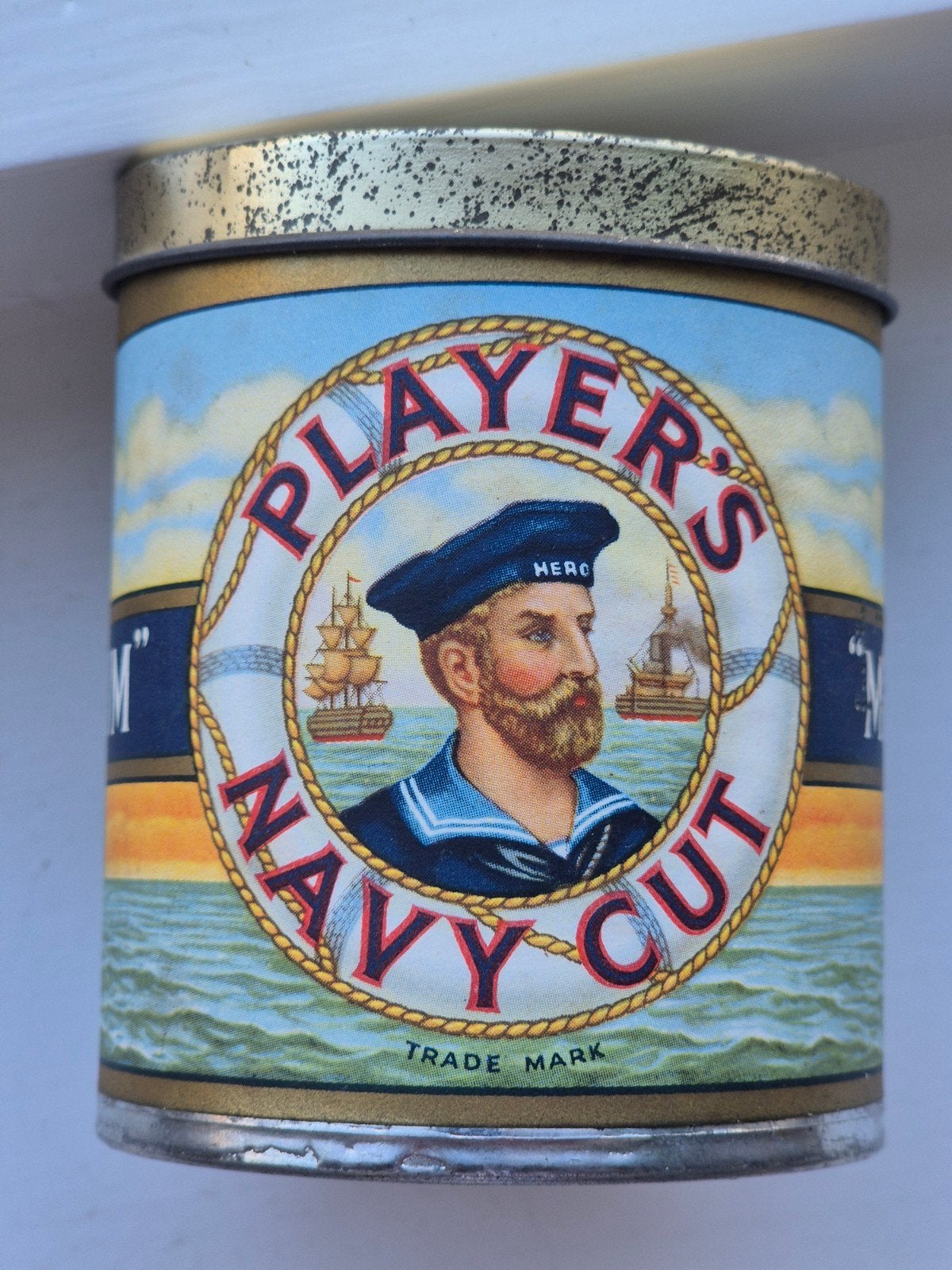 Players Navy Cut Cigarettes blik Vol ongeopend, Ophalen of Verzenden, Overige