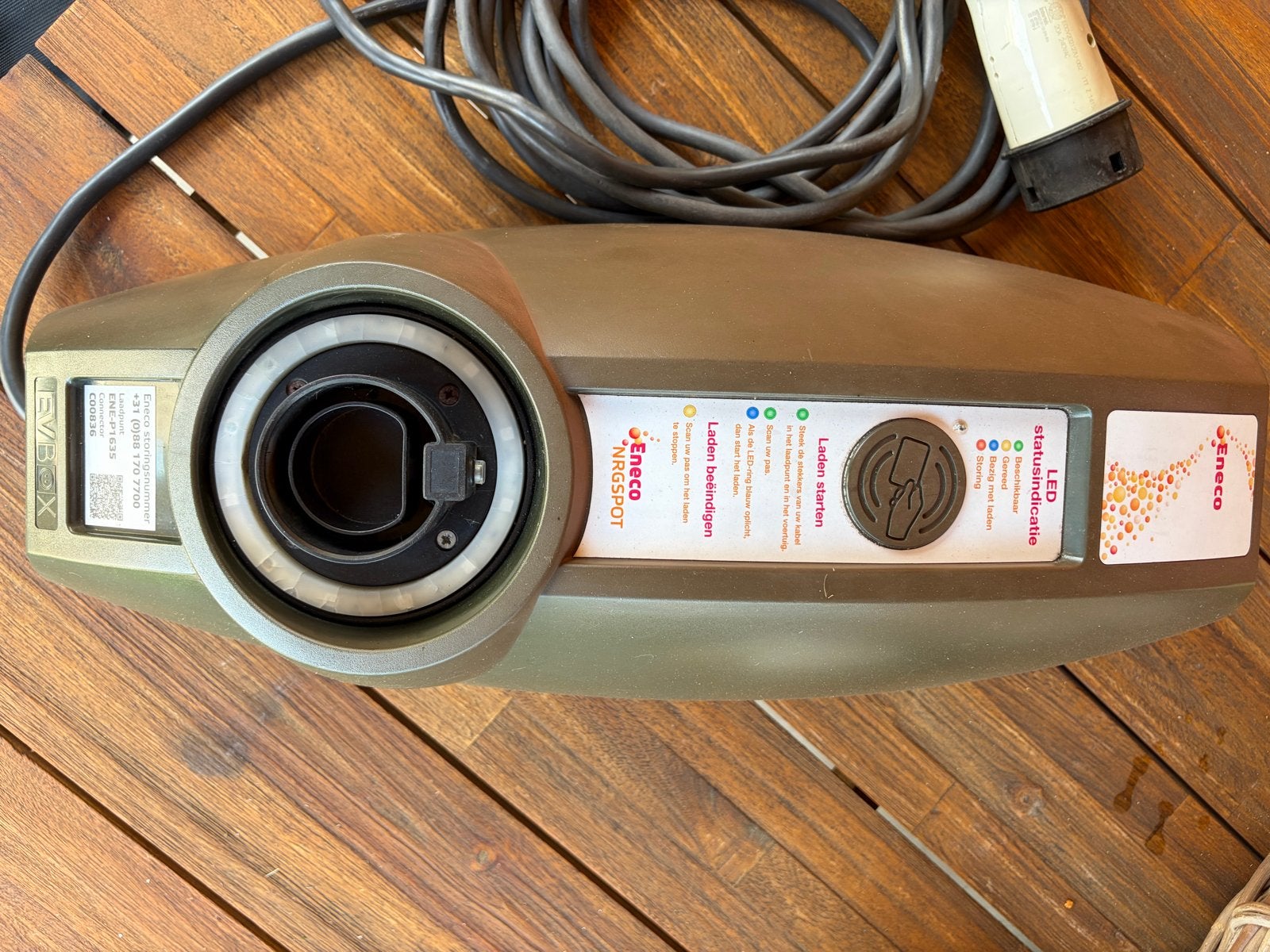 EVBox Laadpaal voor elektrische auto - 5m kabel, Auto diversen, Laadpalen, Ophalen, Gebruikt, Laadpaal
