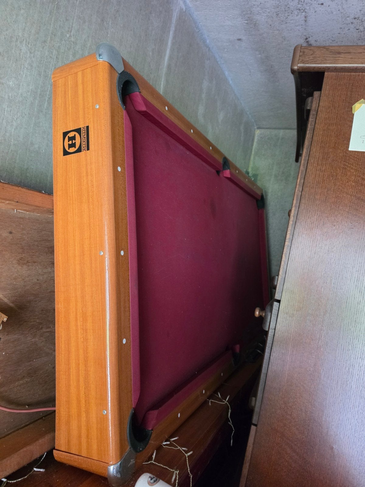 Gebruikte Heemskerk Pooltafel  Compleet met Keu en Ballen, Ophalen, Gebruikt, Pooltafel
