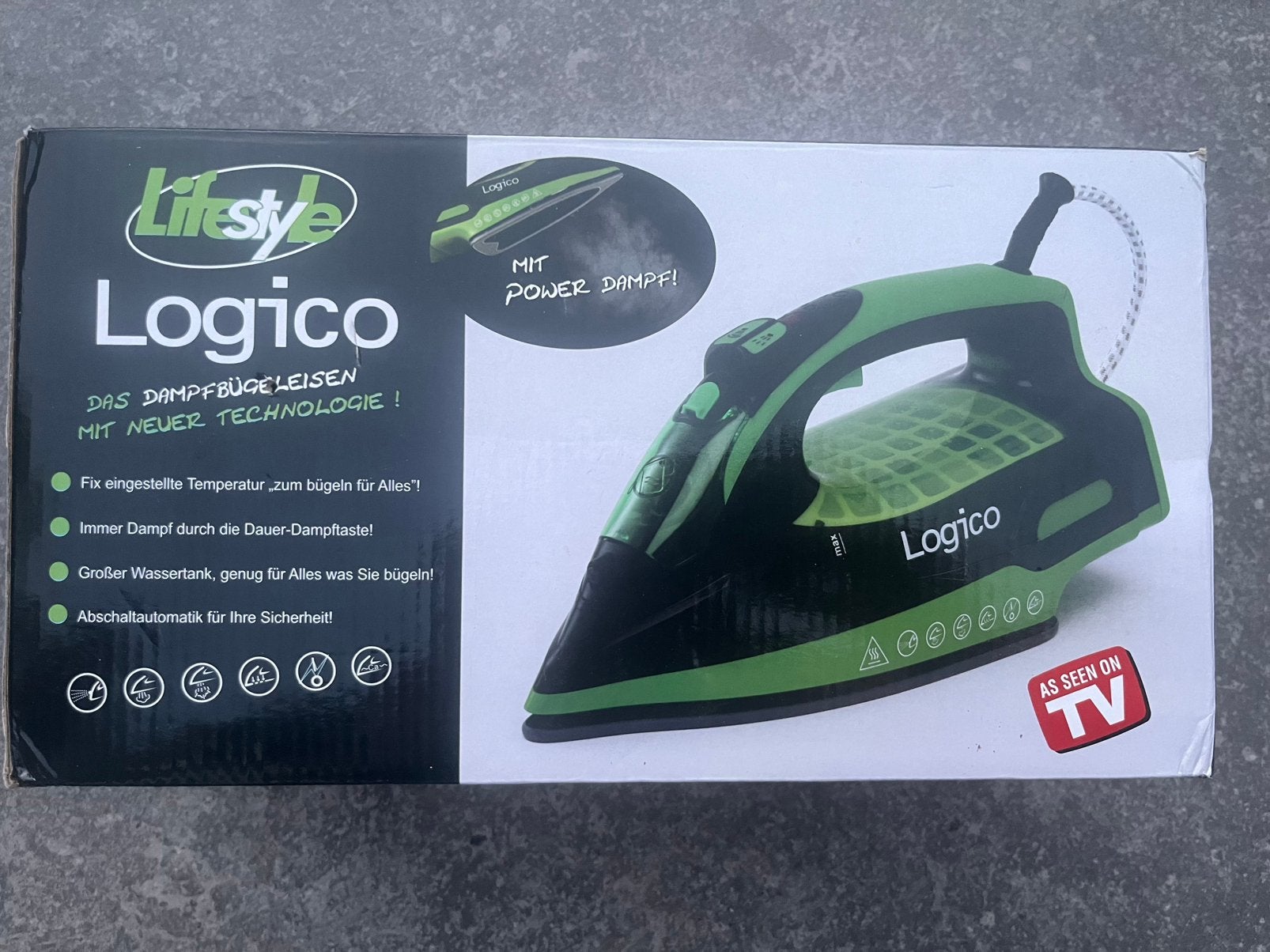 Logico Lifestyle Strijkijzer met Snoer - Nieuw in Doos, Ophalen, Nieuw, Strijkijzer met snoer