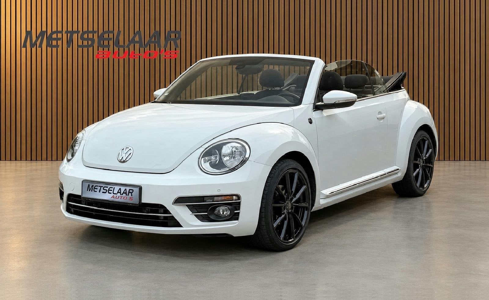 Volkswagen Beetle Cabrio 1.4 TSi 150Pk AUTOMAAT Airco/ECC, Stof, Gebruikt, 4 cilinders, 4 stoelen
