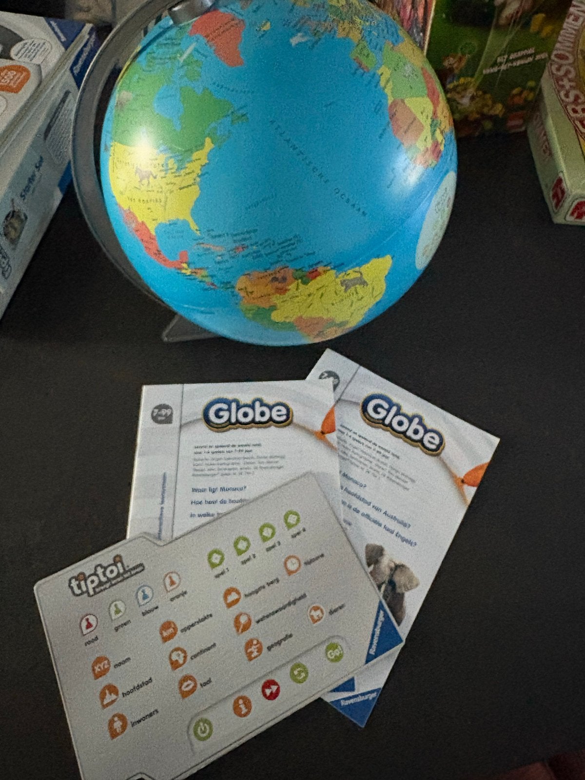 Tiptoi Globe - Interactieve Wereldbol, Kinderen en Baby's, Ophalen of Verzenden, Gebruikt, Taal en Lezen, Met geluid