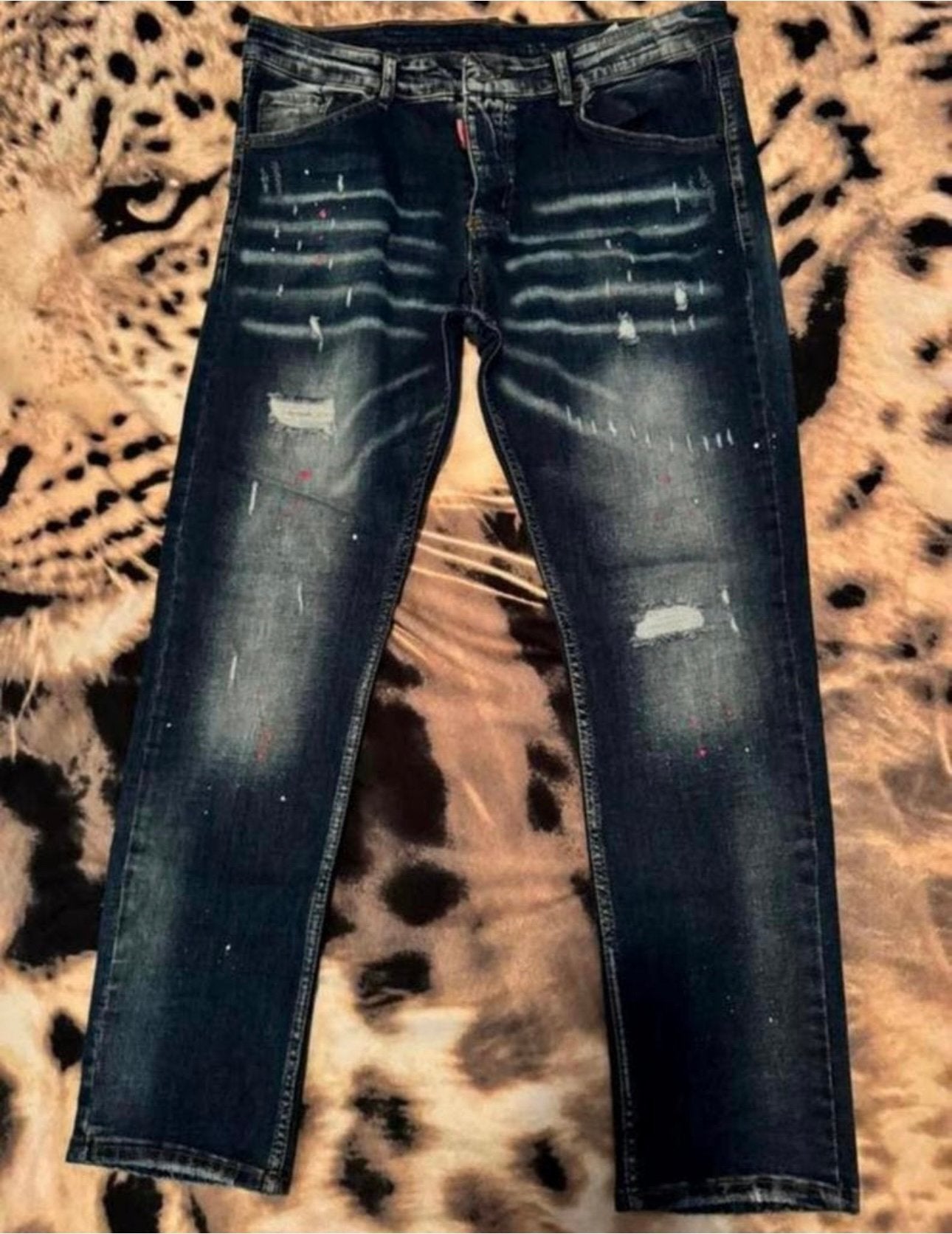 DSQUARED Heren spijkerbroek jeans, Ophalen of Verzenden, Zo goed als nieuw, Blauw, W36 - W38 (confectie 52/54)