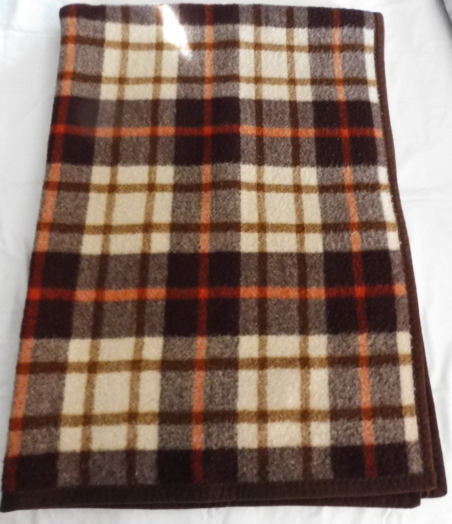 Mooie wollen Zaalberg deken 160 x 220 cm wol plaid kleed, Ophalen, Gebruikt
