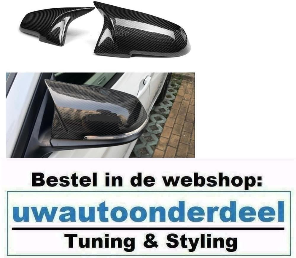 Spiegelkappen Wing Design Voor Bmw M3 M4 Carbon Look, Verzenden, Automotive Parts, A.parts@hotmail.nl, Trasmolenlaan 12 3447 GZ Woerden