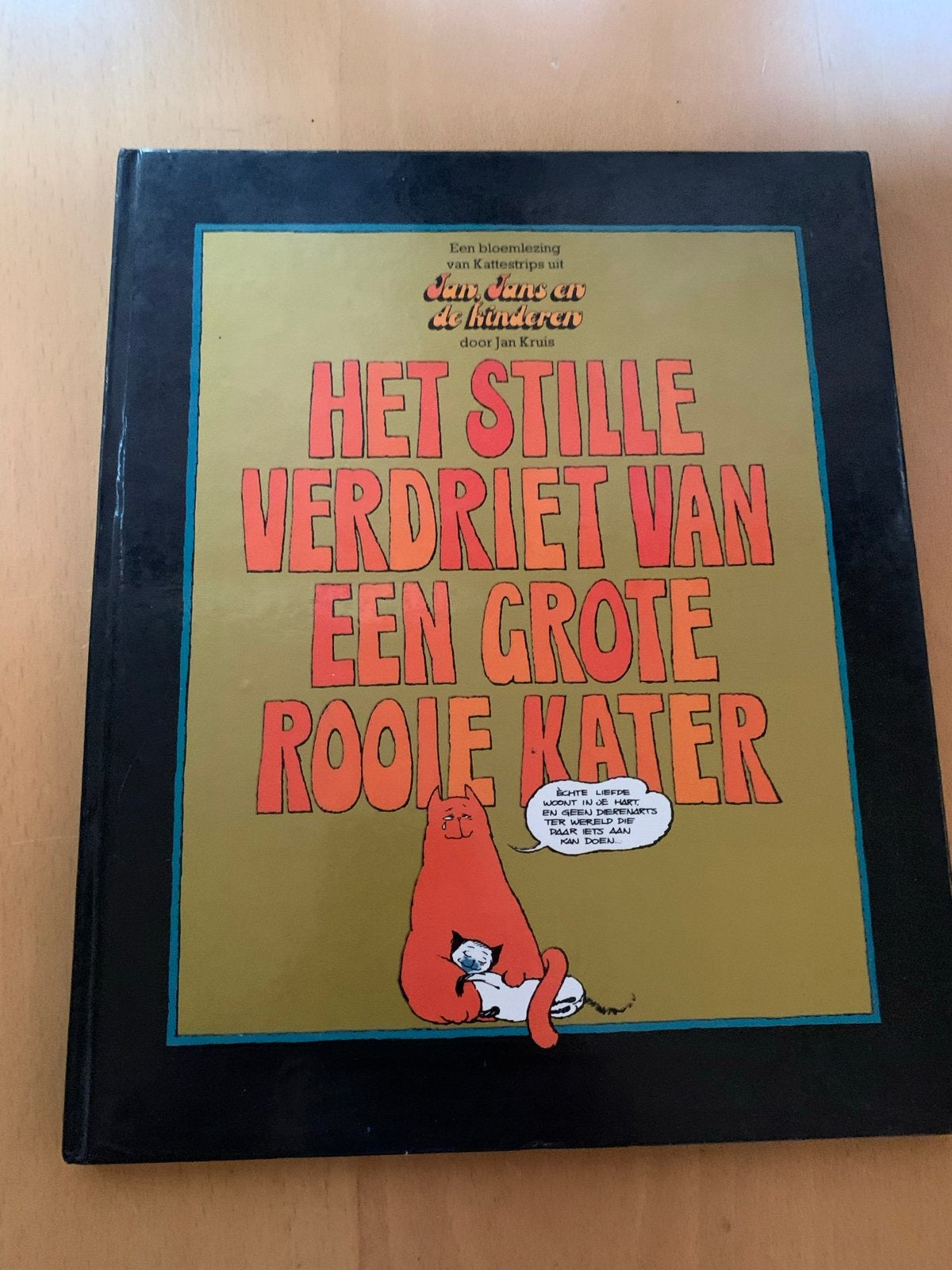 Het Stille Verdriet van een Grote Rooie Kater - Jan Kruis, Eén stripboek, Ophalen of Verzenden, Gelezen