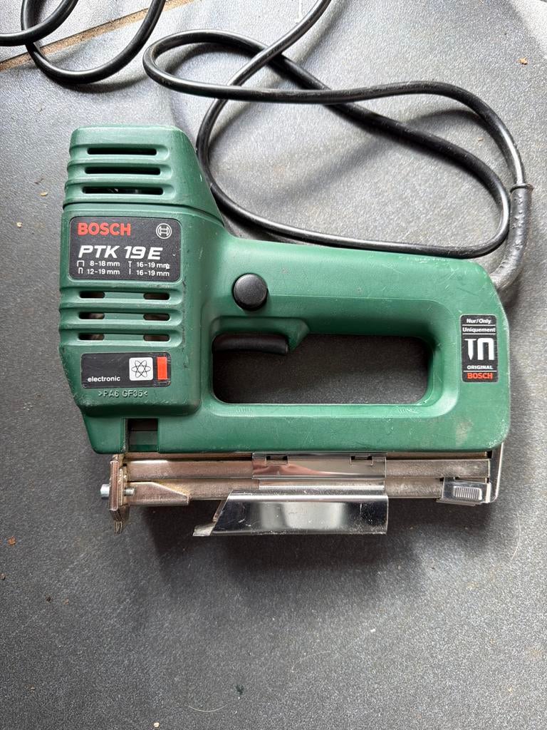 Bosch PTK 19 E Elektrische Tacker, Doe-het-zelf en Verbouw, Gereedschap | Overige machines, Gebruikt, Ophalen of Verzenden