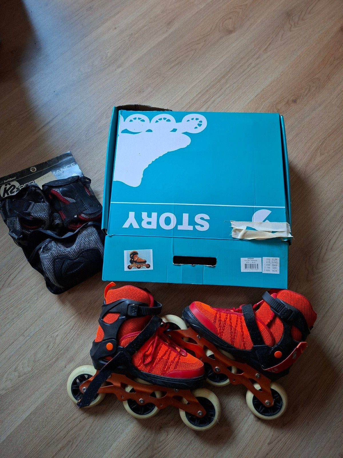 Story Skeelers (39-42) met K2 Beschermers (XL), K2, Ophalen of Verzenden, Inline skates 4 wielen, Dames