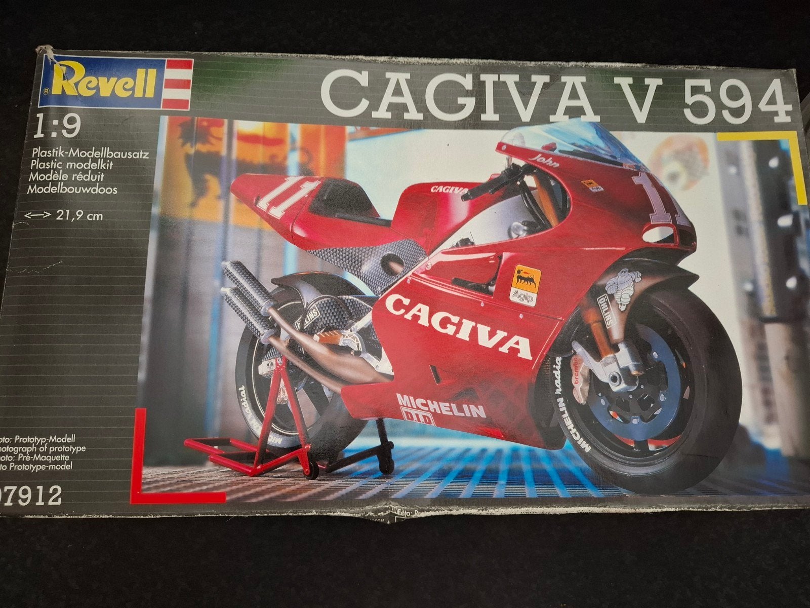 Vintage Revell Cagiva motorfiets Bouwdoos, Ophalen of Verzenden